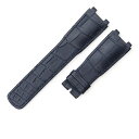 \最大3万円割引クーポン数量限定5/1-5/3/ ブレゲ BREGUET 新品同様 純正 替え クロコ ベルト バンド 予備 スペア ストラップ 24mm ネイ...