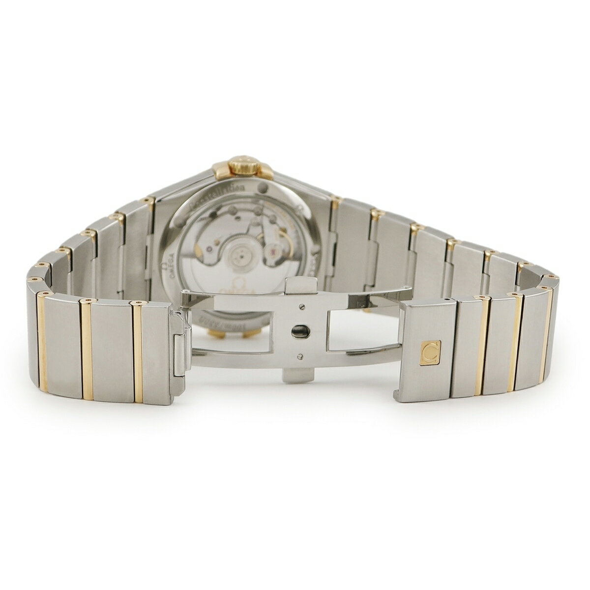 ＼ポイント10倍 11/11 2時まで／ オメガ OMEGA コンステレーション CO-AXIAL 123.20.35.20.52.004 純正ダイヤ K18YG×SS コンビ メンズ 腕時計自動巻き シルバー 【中古】