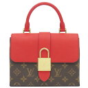 \最大3万円割引クーポン数量限定/ ルイヴィトン LOUIS VUITTON 2WAYバッグ ロッキー BB モノグラムキャンバス レザー コクリコ ゴールド金...