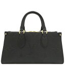 ルイヴィトン LOUIS VUITTON 2WAYバッグ オンザゴーEW モノグラムアンプラント ノワール ゴールド金具 ハンドバッグ ショルダーバッグ 黒 M...
