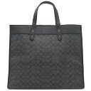 コーチ COACH 2WAYバッグ フィールド トート 40 シグネチャーキャンバス ブラック ガンメタル金具 ハンドバッグ ショルダーバッグ 黒 C7674【...
