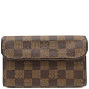 ルイヴィトン LOUIS VUITTON ウエストバッグ ポシェット フロランティーヌ ダミエキャンバス ダミエエベヌ ゴールド金具 茶 ウエストポーチ ベルト...