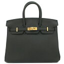 \最大3万円割引クーポン数量限定/ エルメス HERMES ハンドバッグ バーキン25 トゴ ブラック ゴールド金具 新品 未使用 黒 W刻印(2024年製) 【箱】【中古】(4)