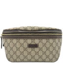 \8/1限定全品PT2倍 &最大3万円割引クーポン数量限定/ グッチ GUCCI ボディバッグ GG ウエストバッグ GGスプリームキャンバス ベージュ×ブラウ...