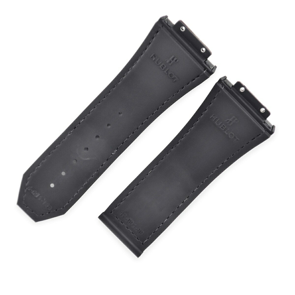 ＼10%OFFセール 最大3万円割引クーポン／ ウブロ HUBLOT スピリットオブビッグバン 601用 クロコ×ラバーバンド 純正 替え ベルト ストラップ 替え 31mm ブラック 黒 メンズ 腕時計 【中古】