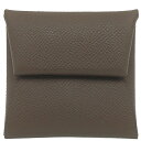 エルメス HERMES コインケース バスティア ヴォーエプソン エコルセ シルバー金具 新品 未使用 こげ茶 B刻印(2023年製) 【箱】【中古】