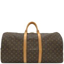 ルイヴィトン LOUIS VUITTON ボストンバッグ キーポル 55 モノグラムキャンバス モノグラム ゴールド金具 茶 鍵/パドロック欠品 M41424 MI8909【中古】(4)