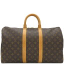 ルイヴィトン LOUIS VUITTON ボストンバッグ キーポル 45 モノグラムキャンバス モノグラム ゴールド金具 茶 ネームタグに刻印あり 鍵/パドロック欠品 M41428 MB3057【中古】(4)