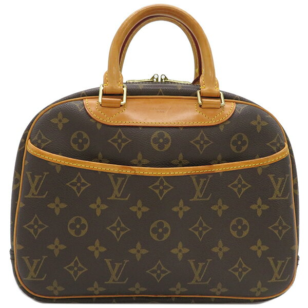 ルイヴィトン LOUIS VUITTON ハンドバッグ トゥルーヴィル モノグラムキャンバス モノグラム ゴールド金具 茶 M42228 BA0044【中古】