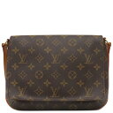 ルイヴィトン LOUIS VUITTON ショルダーバッグ ミュゼットタンゴ ショート モノグラムキャンバス モノグラム ゴールド金具 茶 M51257 SD0010【中古】