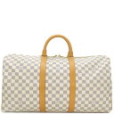 \8/1限定全品PT2倍 &最大3万円割引クーポン数量限定/ ルイヴィトン LOUIS VUITTON ボストンバッグ キーポル50 ダミエアズールキャンバス ...