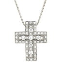 ダミアーニ DAMIANI ネックレス ベルエポック S K18WG ダイヤモンド ホワイトゴールド ペンダント 750 18金 クロス 十字架 2002014...