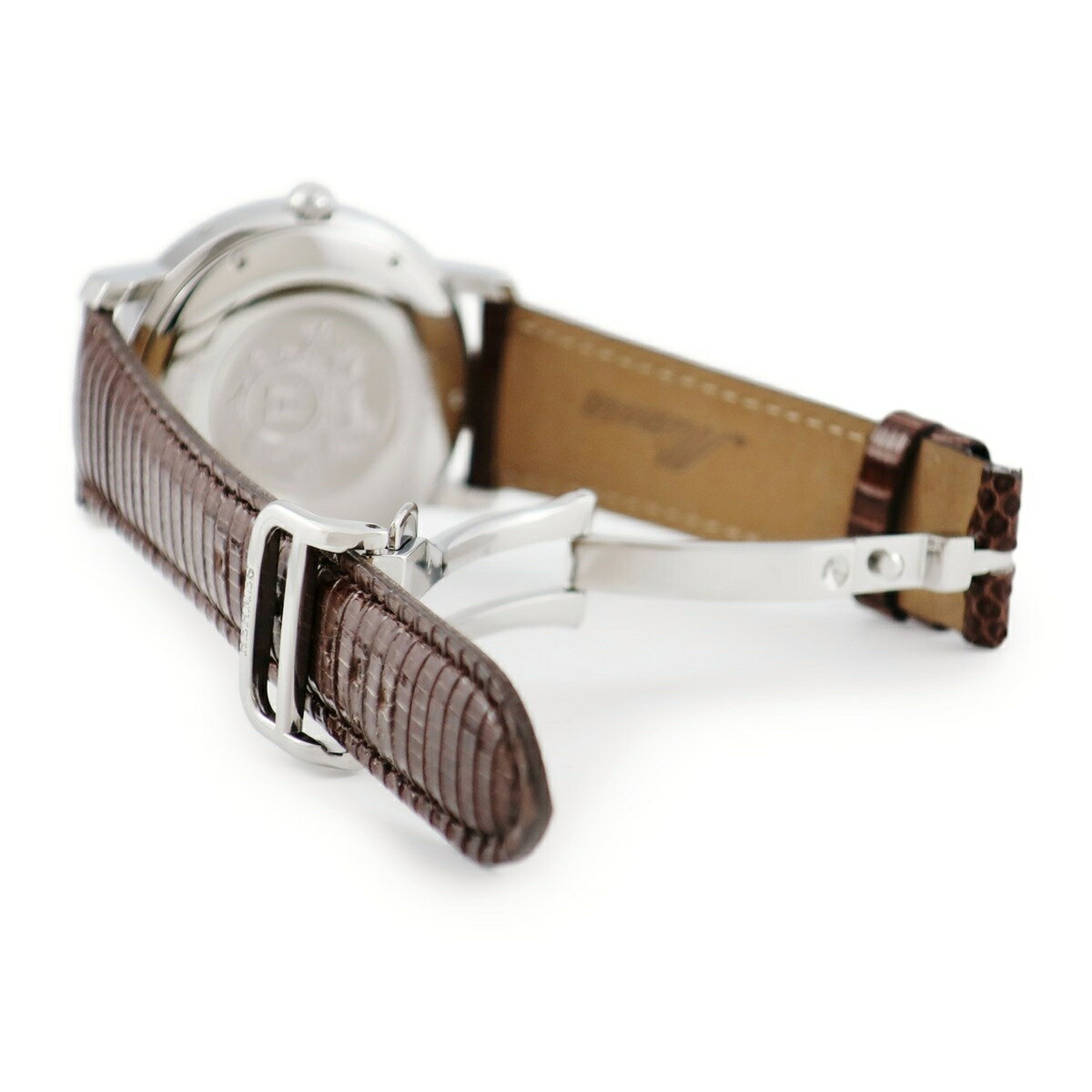 エルメス HERMES クリッパー GMT パワーリザーブ CL2.810.230/CET グレー デイト ワールドタイム メンズ 腕時計自動巻き グレー 【中古】