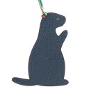 \店内全品PT2倍 10/1限定/ エルメス HERMES チャーム プティアッシュ モルモット トゴ ヴォーエプソン ブルー×ブラウン バッグチャーム petit H 青 茶 【中古】