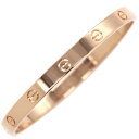 \最大3万円割引クーポン数量限定 8/11 2時まで/ カルティエ Cartier ブレスレット LOVE ラブブレス K18PG ピンクゴールド #19 750 18K バングル B6067419 【修理証明書】【中古】