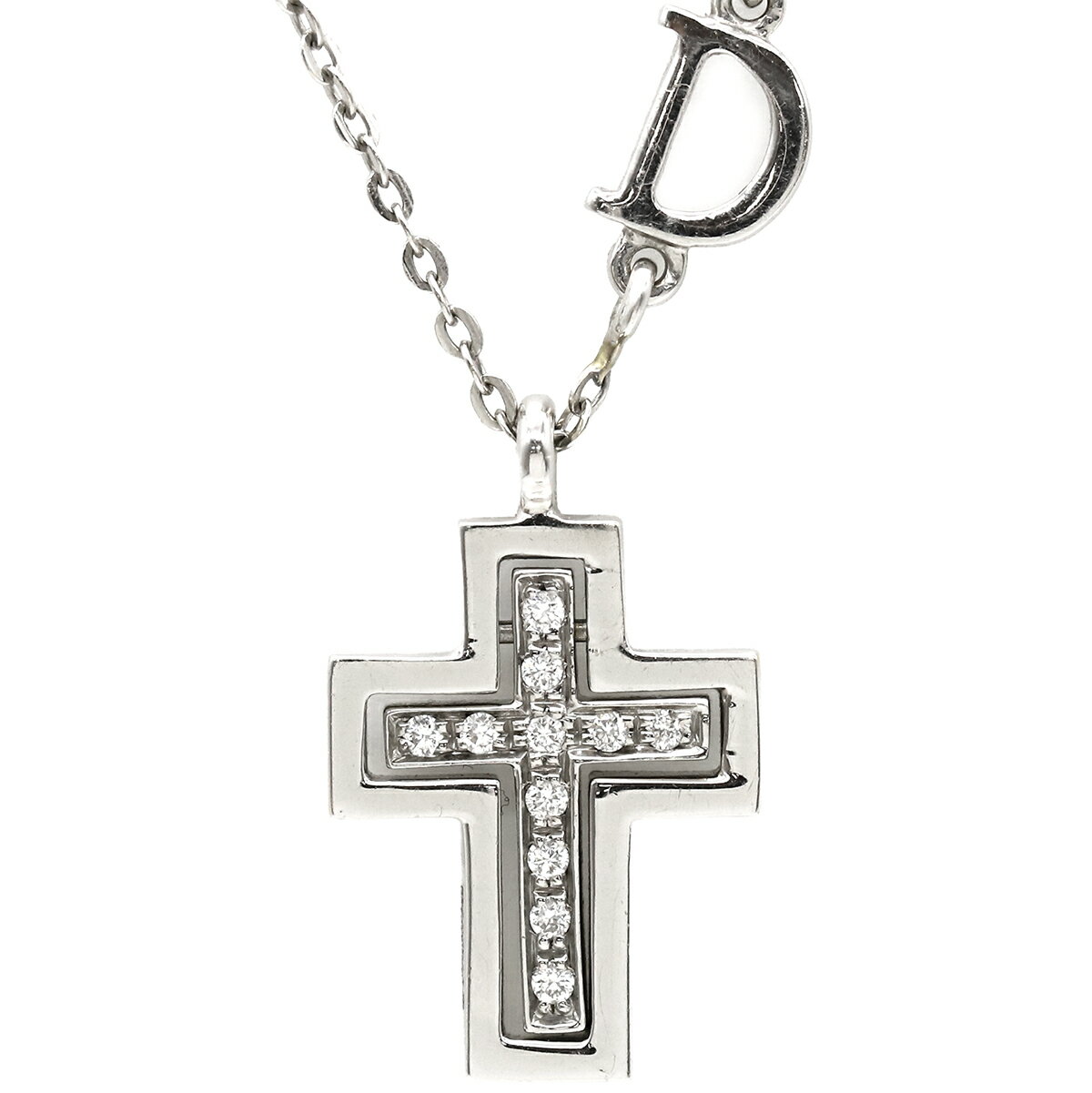 \ポイント5倍& 最大5万円割引クーポン/ ダミアーニ DAMIANI ネックレス ベルエポック K18WG ダイヤモンド ホワイトゴールド ペンダント Au7...