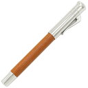 グラフ・フォン・ファーバーカステル GRAF VON FABER-CASTELL 万年筆 クラシックコレクション エボニー ミディアム シルバー925 ブラウンXシルバー コンバーター/カートリッジ式 145540【中古】