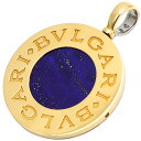 \店内全品PT2倍 10/1限定/ ブルガリ BVLGARI ペンダントトップ ブルガリブルガリ K18YG ステンレス ラピスラズリ オニキス イエローゴールドXシルバー 紫 黒 18K 2way 【中古】