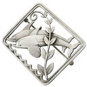 ジョージ・ジェンセン Georg Jensen ブローチ イルカモチーフ シルバー925 シルバー AG925 ヴィンテージ 251【中古】