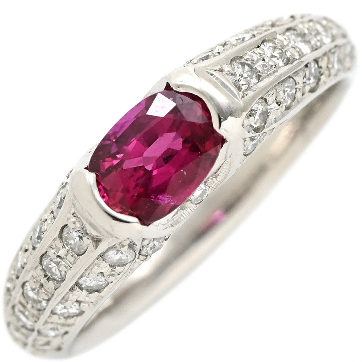 【中古】リング指輪ルビーダイヤリン...