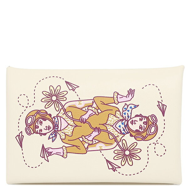 エルメス HERMES カードケース カルヴィ アヴィアトリス ヴォースイフト ナタ シルバー金具 新品 未使..