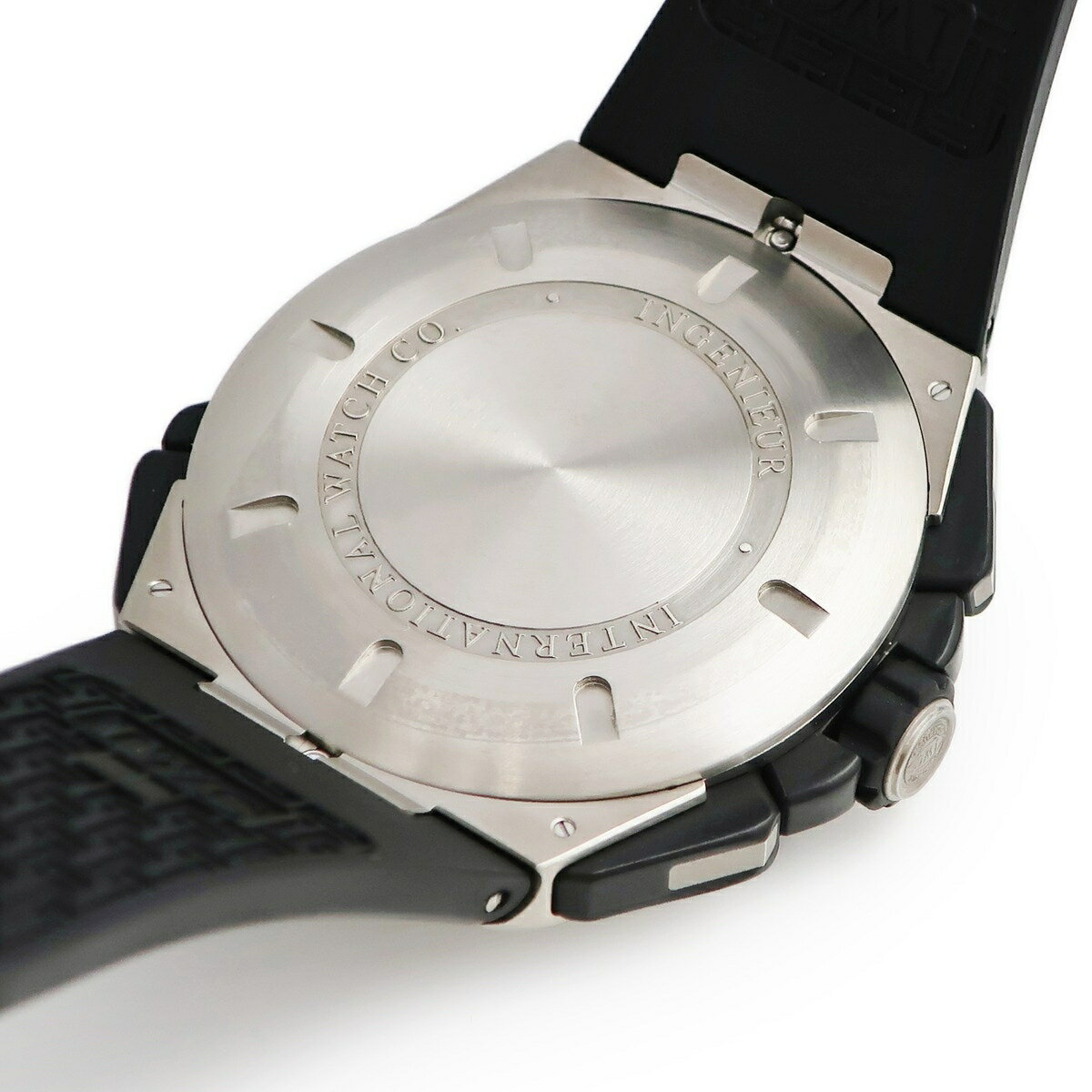 ＼最大5万円割引クーポン／ IWC IWC インヂュニア ダブル クロノグラフ IW376501 ブラック デイデイト スプリットセコンド 黒 メンズ 腕時計自動巻き ブラック 【中古】