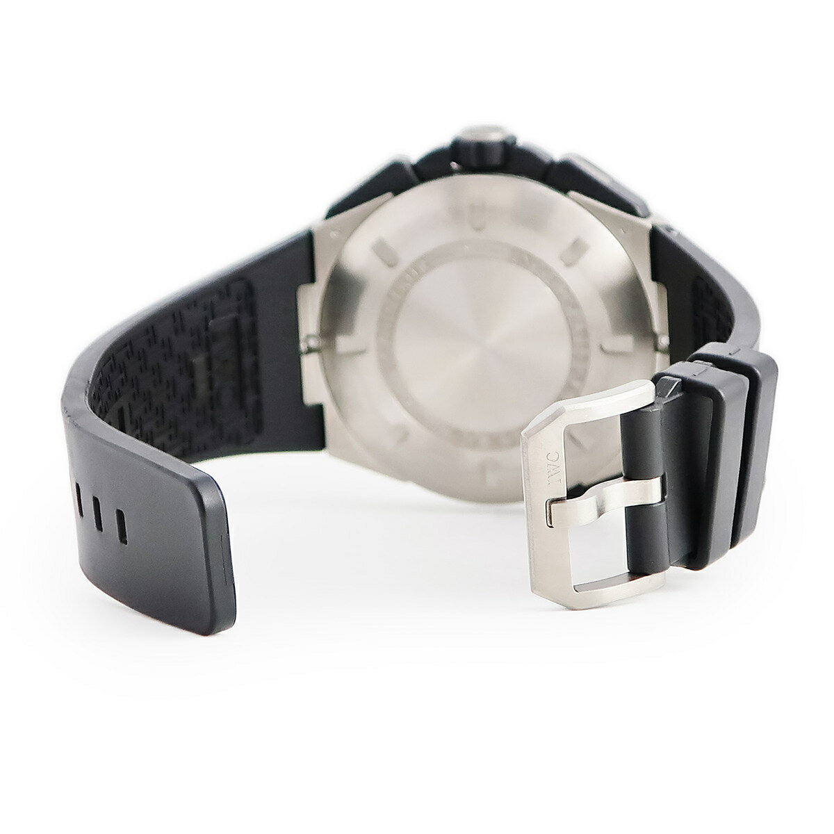 ＼最大5万円割引クーポン／ IWC IWC インヂュニア ダブル クロノグラフ IW376501 ブラック デイデイト スプリットセコンド 黒 メンズ 腕時計自動巻き ブラック 【中古】