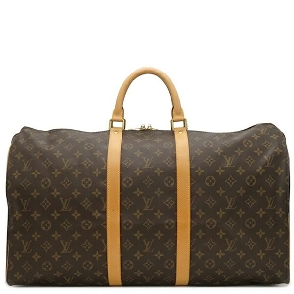 ルイヴィトン LOUIS VUITTON ボストンバッグ キーポル 55 モノグラムキャンバス モノグラム ゴールド金具 茶 M41424 FL1010【中古】