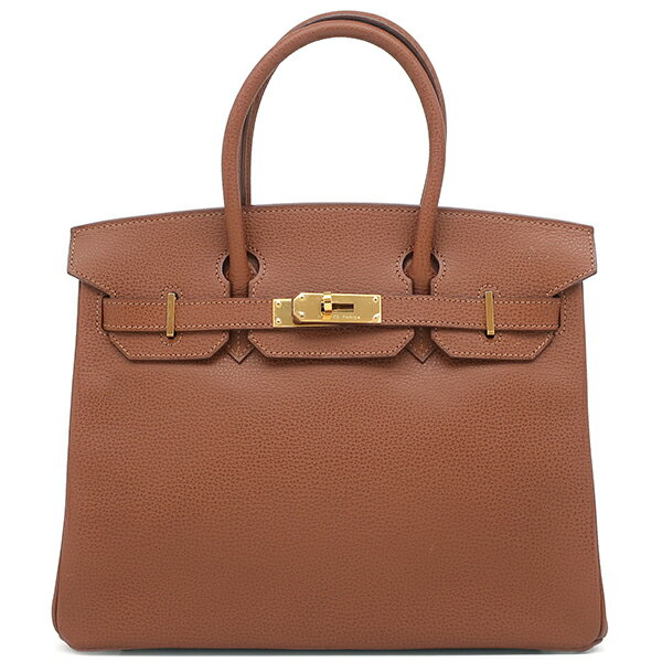 エルメス HERMES ハンドバッグ バーキン30 ヴァッシュリエジェ ノアゼット ゴールド金具 茶 □J刻印 【..