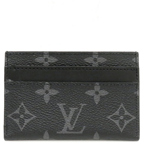 ルイヴィトン LOUIS VUITTON カードケース ポルト カルト ダブル モノグラムエクリプス モノグラムエクリプス 黒 カード入れ M62170 RFID【中古】