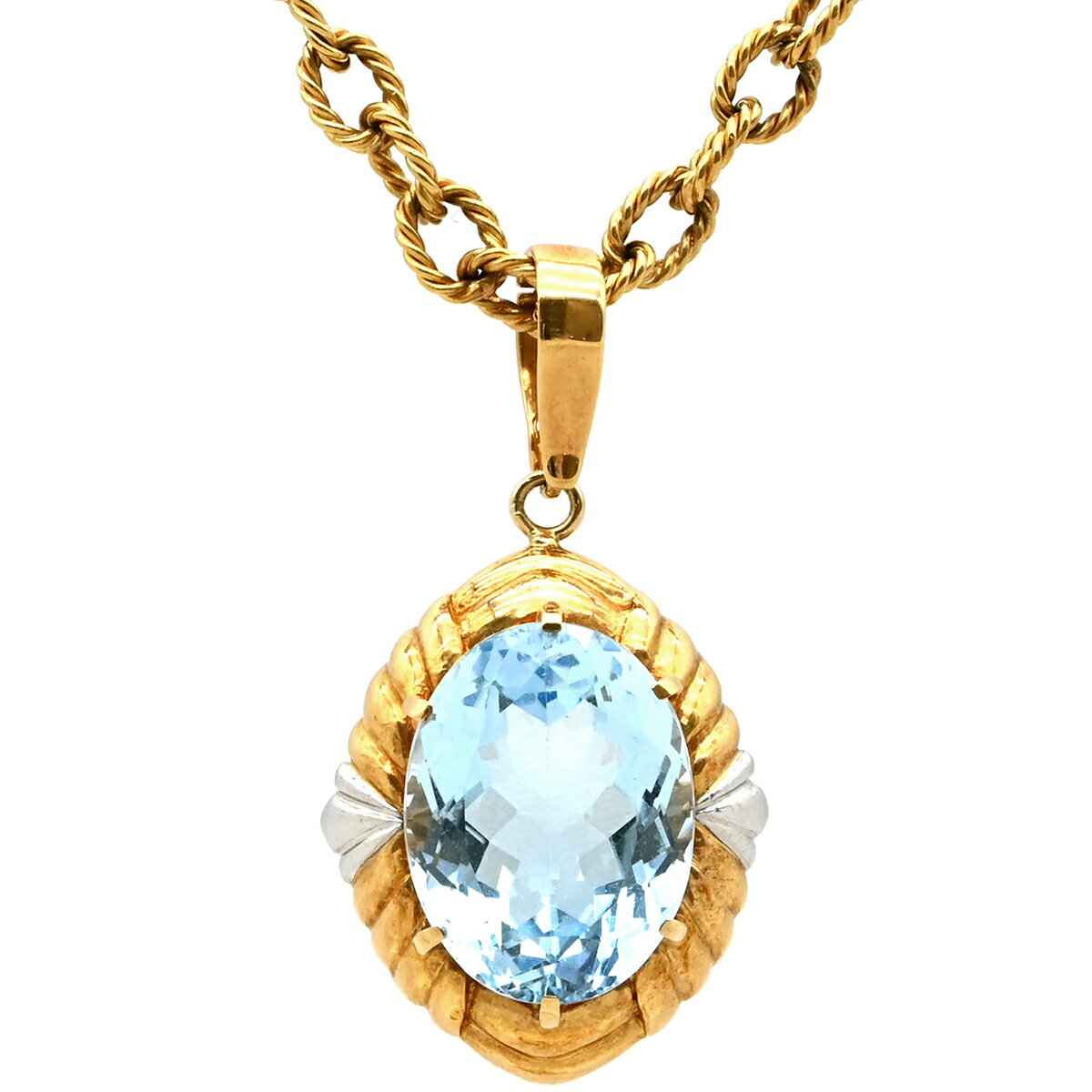 【中古】ネックレスブルートパーズペ...