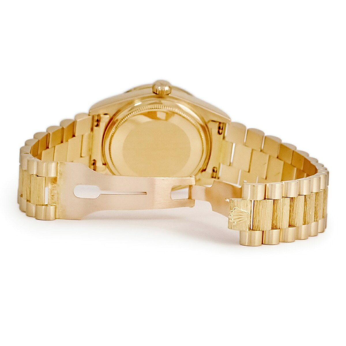 ＼最大4万円割引クーポン 数量限定／ ロレックス ROLEX デイデイト 36 18108 93番台 K18YG無垢 純正12Pダイヤ バーク仕上げ シャンパン メンズ 腕時計自動巻き ゴールド 【中古】 mycollection-10166863 HOUBIDOU 心斎橋店 サンプル画像3