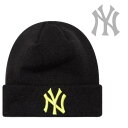 New Era ニューエラ ビーニー ニット帽 ニットキャップ NY ロゴ エッセンシャル ニューヨークヤンキース メンズ レディース ユニセックス メジャーリ...