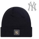 New Era ニューエラ ビーニー ニット帽 ニットキャップ NY ロゴ エッセンシャル ニューヨークヤンキース メンズ レディース ユニセックス メジャーリ...