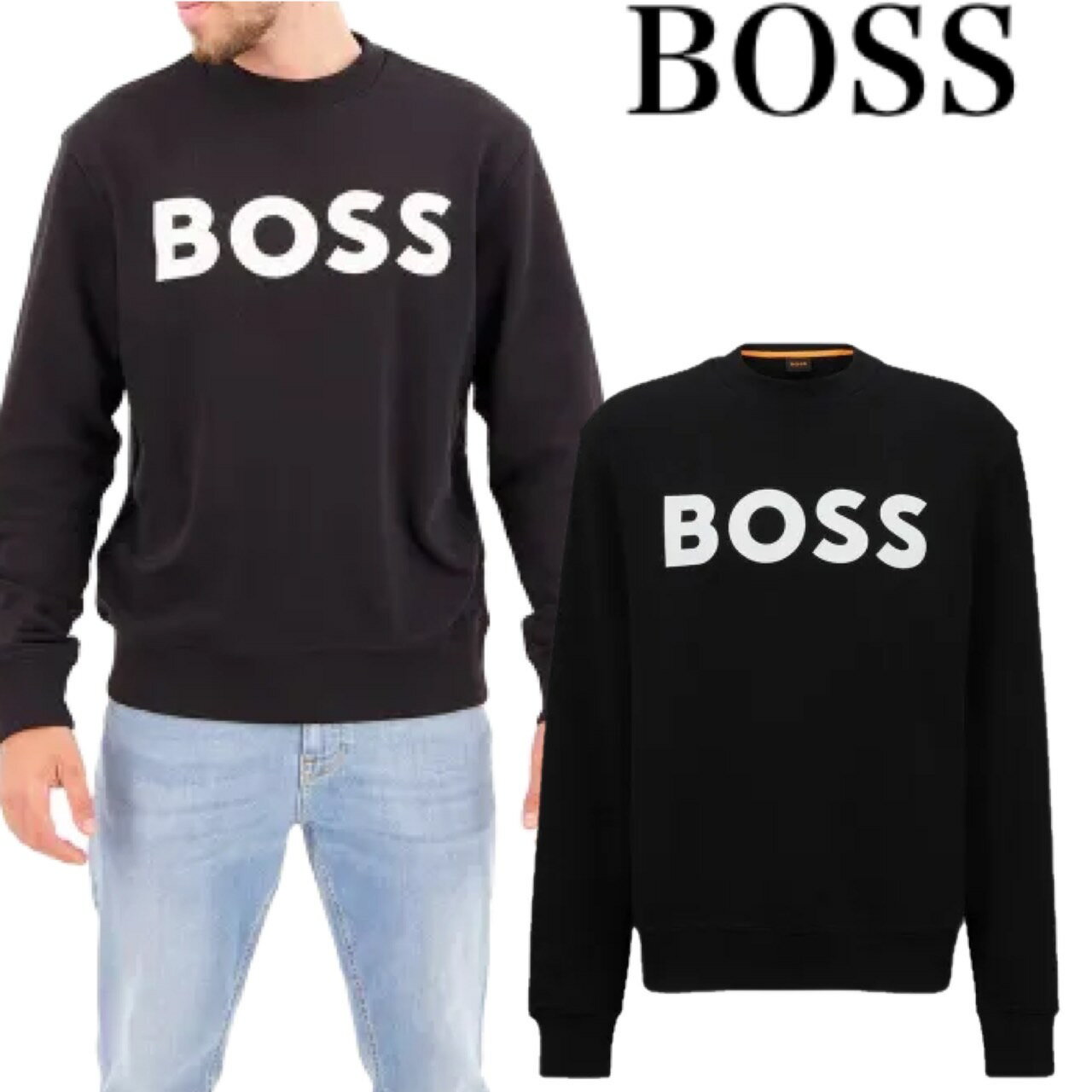 HUGO BOSS ヒューゴボス メンズ レディース ユニセックス セーター 正規品 人気ブランド プレゼント ギフト Webasiccrew 10244192...