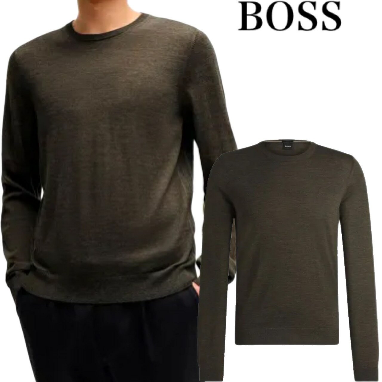 HUGO BOSS ヒューゴボス メンズ レディース ユニセックス セーター 正規品 人気ブランド プレゼント ギフト Leno P