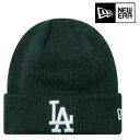 New Era ニューエラ ビーニー ニット帽 ニットキャップ LA ロゴ エッセンシャル ドジャース メンズ レディース ユニセックス メジャーリーグ ベース...