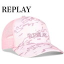 REPLAY リプレイ キャップ 帽子 メンズ レディース ユニセックス オールシーズン 人気デザイン プレゼント ギフト AW4311.000.A0406B