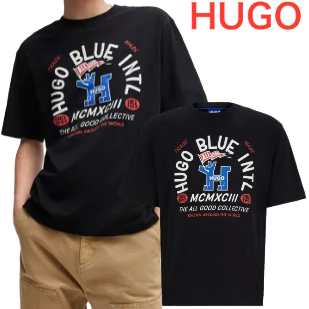 HUGO BOSS ヒューゴボス Tシャツ クルーネック メンズ ロゴ ブランド 大谷翔平 愛用ブランド Nalumber
