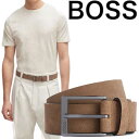 HUGO BOSS ヒューゴボス メンズ ベルト ロゴ ブランド サイズ調節 プレゼント ギフト 高級感 ビジネス ファッション 大谷翔平 愛用ブランド Elloy Sd Sz35