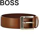 HUGO BOSS ヒューゴボス メンズ ベルト ロゴ ブランド サイズ調節 プレゼント ギフト 高級感 ビジネス ファッション 大谷翔平 愛用ブランド Jemio Sz40 10249289