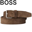 HUGO BOSS ヒューゴボス メンズ ベルト ロゴ ブランド サイズ調節 プレゼント ギフト 高級感 ビジネス ファッション 大谷翔平 愛用ブランド Serge Sd