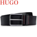 HUGO BOSS ヒューゴボス メンズ ベルト ロゴ ブランド サイズ調節 プレゼント ギフト 高級感 ビジネス ファッション 大谷翔平 愛用ブランド Gerik Sz35 10249654