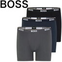 【お得な3枚セット】HUGO BOSS ヒューゴボス ボクサーパンツ 3枚組 正規品 おしゃれ プレゼント ギフト 大谷翔平選手 愛用ブランド 高級感 Powe...