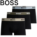 HUGO BOSS ヒューゴボス メンズ ボクサーパンツ 3枚セット 正規品 人気ブランド プレゼント ギフト Power 10267409
