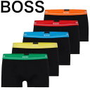 HUGO BOSS ヒューゴボス メンズ ボクサーパンツ 5枚セット 正規品 人気ブランド プレゼント ギフト Essential_P 10245121 01