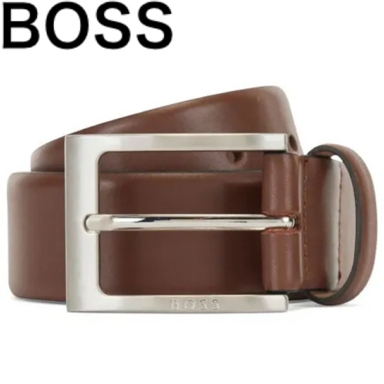 HUGO BOSS ヒューゴボス メンズ ベルト ロゴ ブランド サイズ調節 プレゼント ギフト 高級感 ビジネス ファッション 大谷翔平 愛用ブランド Barnabie