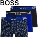【お得な3枚セット】HUGO BOSS ヒューゴボス ボクサーパンツ 3枚組 正規品 おしゃれ プレゼント ギフト 大谷翔平選手 愛用ブランド 高級感 Powe...