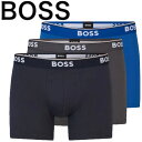 【お得な3枚セット】HUGO BOSS ヒューゴボス ボクサーパンツ 3枚組 正規品 おしゃれ プレゼント ギフト 大谷翔平選手 愛用ブランド 高級感 Powe...