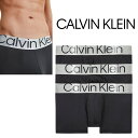 【お得な3枚セット】Calvin Klein カルバンクライン ローライズ Low Rise 3pack ボクサーパンツ トランクス 下着 正規品 おしゃれ プ...